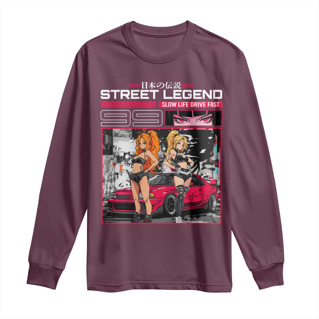 Street Legend JDM Anime Long Sleeve Shirt