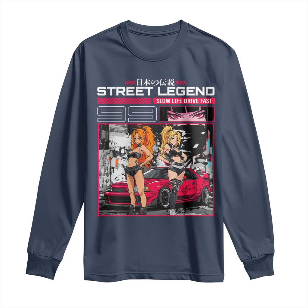 Street Legend JDM Anime Long Sleeve Shirt