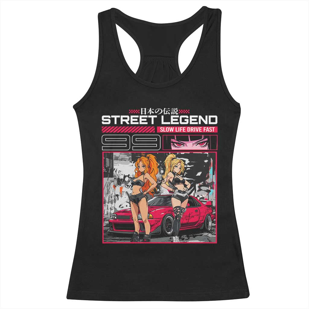 Street Legend JDM Anime Racerback Tank Top