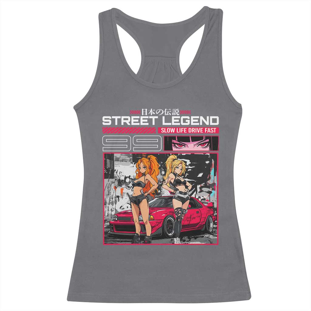 Street Legend JDM Anime Racerback Tank Top