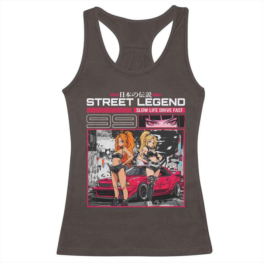 Street Legend JDM Anime Racerback Tank Top