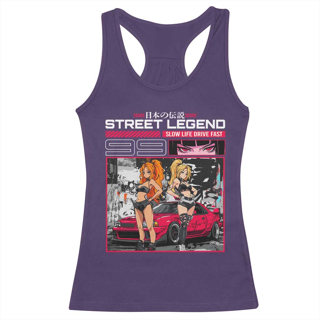 Street Legend JDM Anime Racerback Tank Top