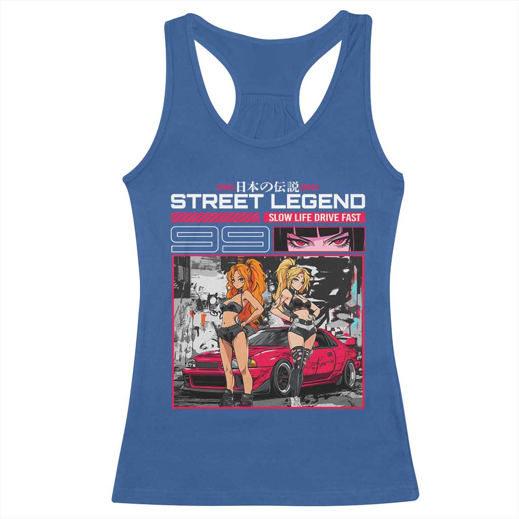 Street Legend JDM Anime Racerback Tank Top