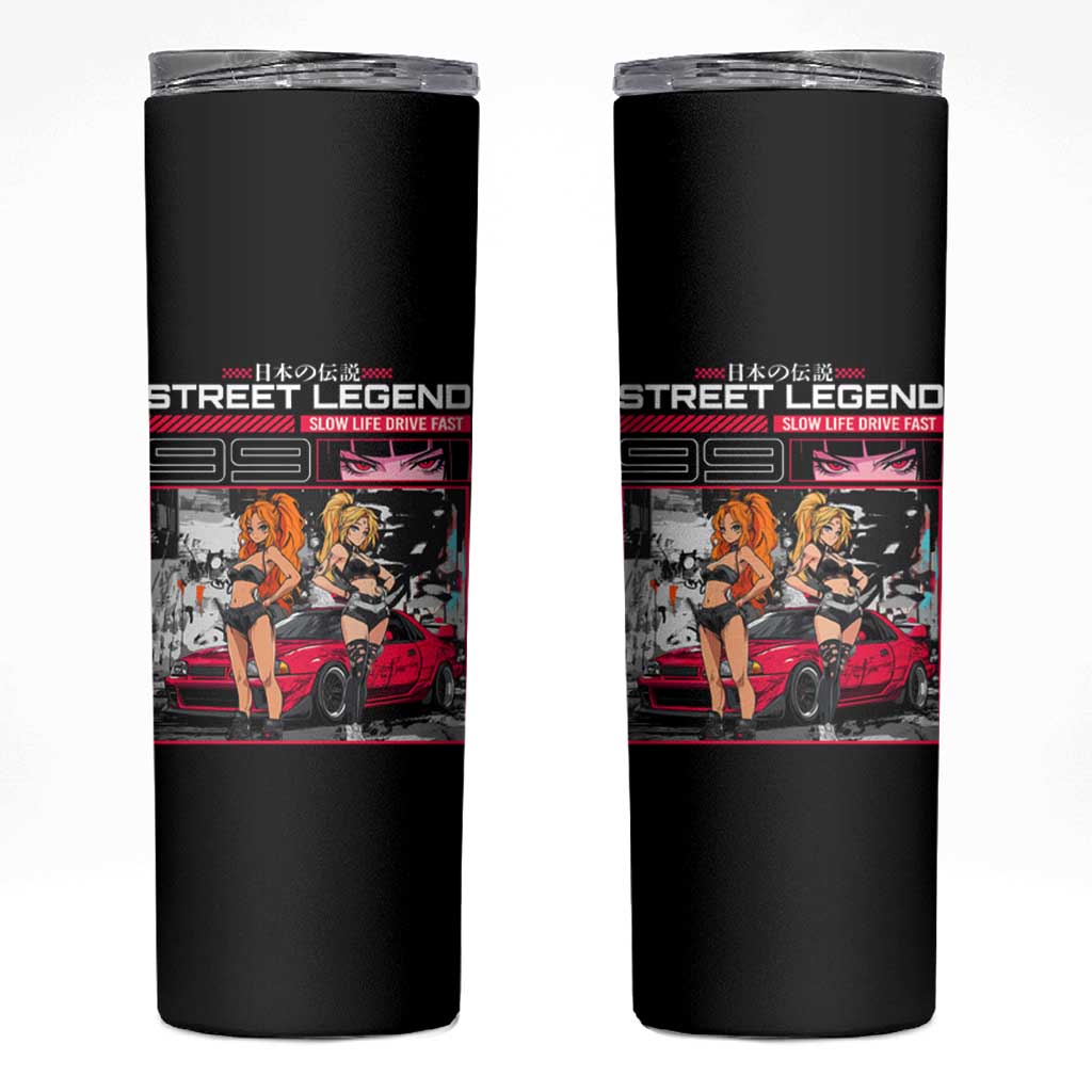 Street Legend JDM Anime Skinny Tumbler