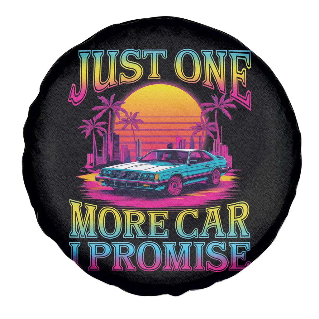 Funny Car Lover Spare Tire Cover Just One More Car I Promise