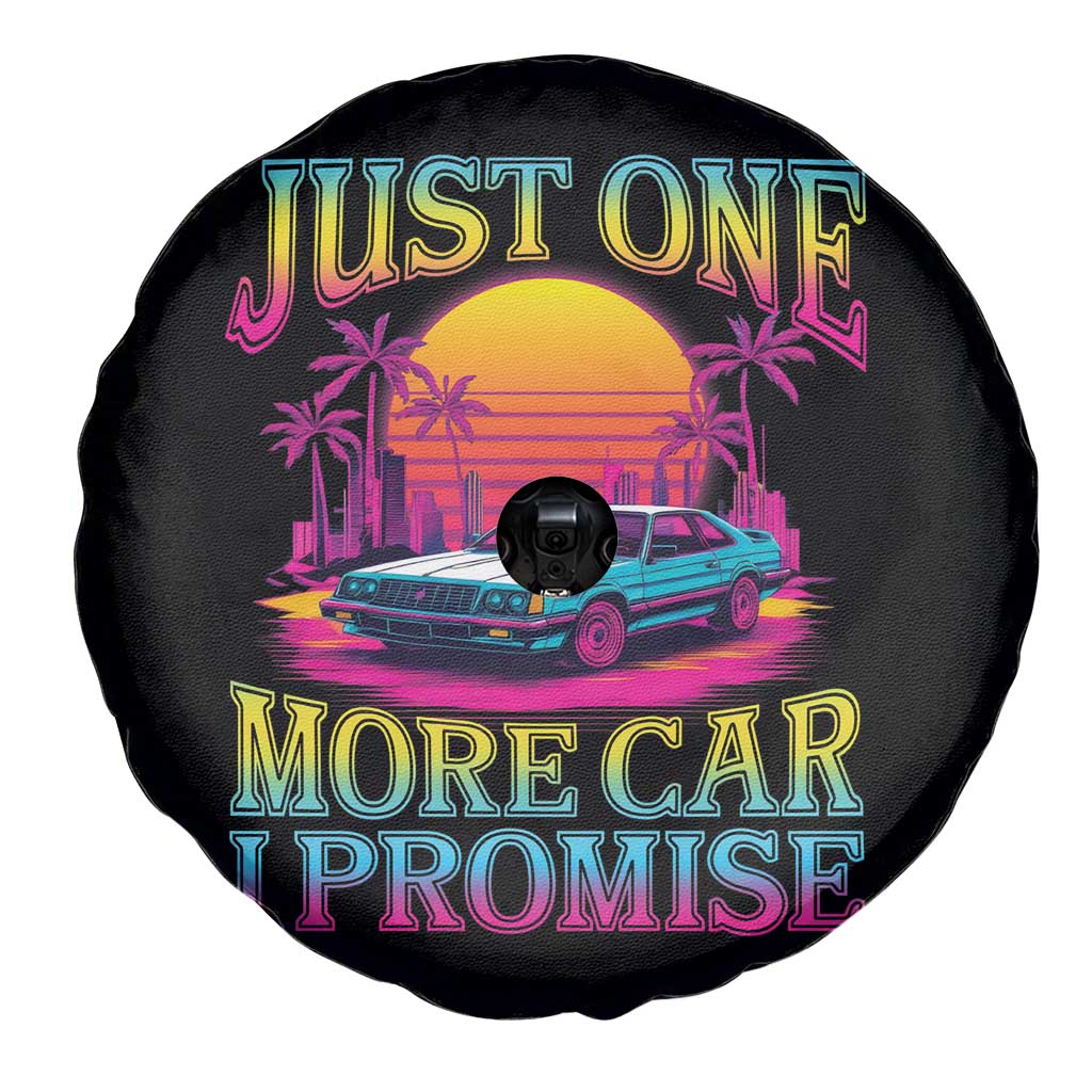 Funny Car Lover Spare Tire Cover Just One More Car I Promise