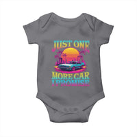 Funny Car Lover Baby Onesie Just One More Car I Promise