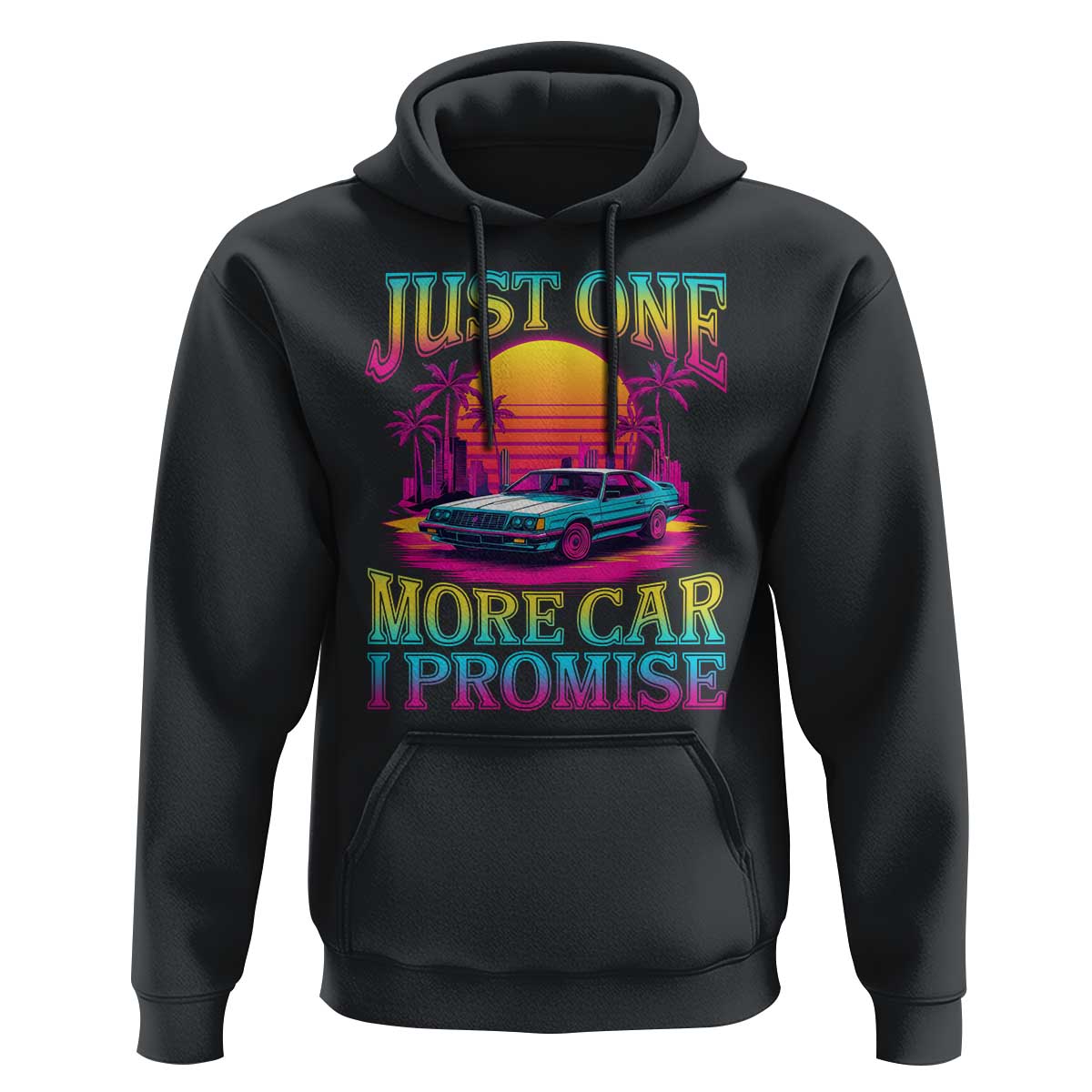 Funny Car Lover Hoodie Just One More Car I Promise