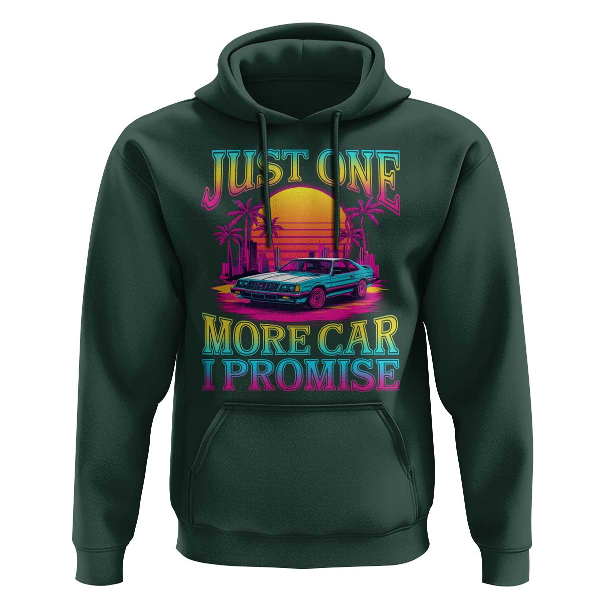 Funny Car Lover Hoodie Just One More Car I Promise