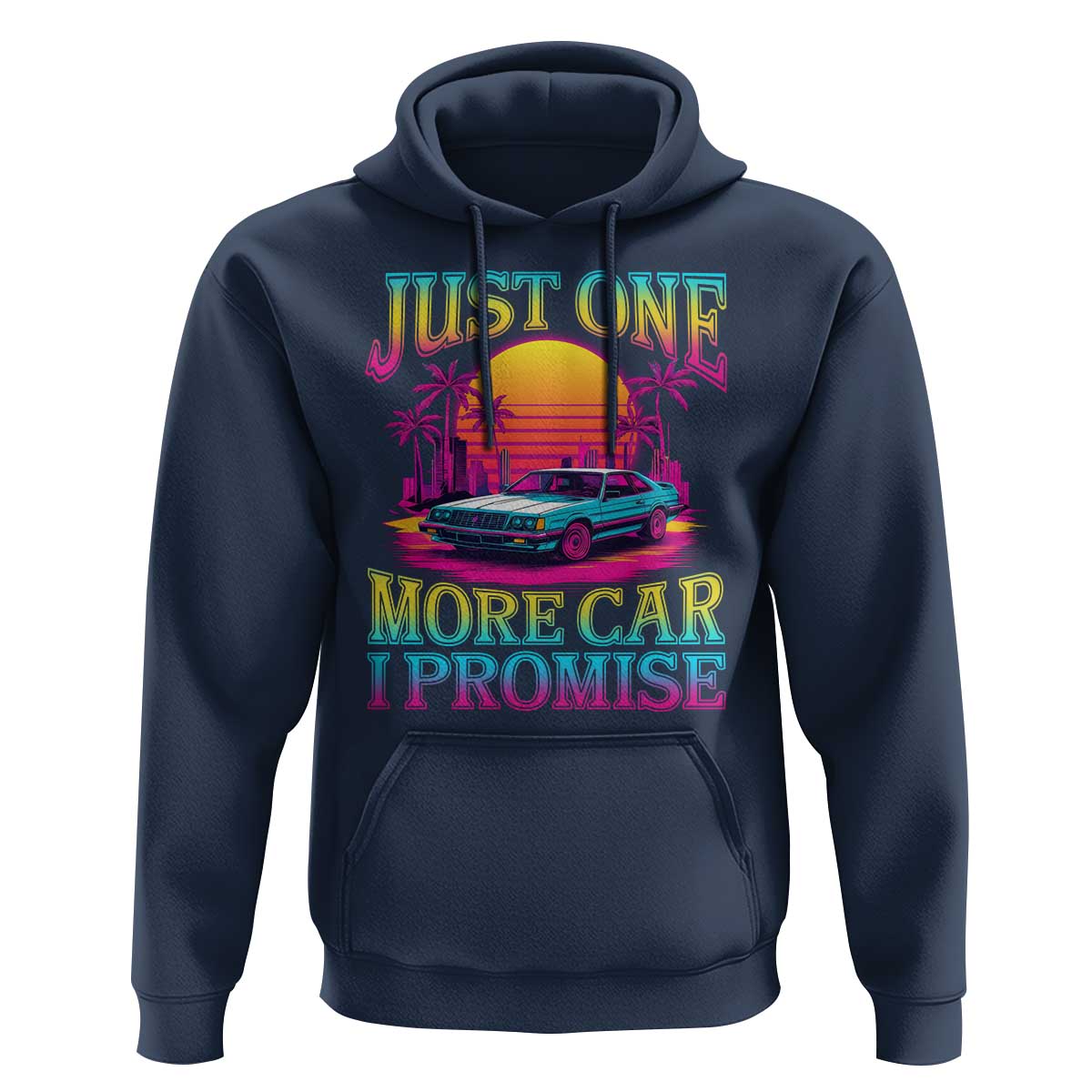 Funny Car Lover Hoodie Just One More Car I Promise