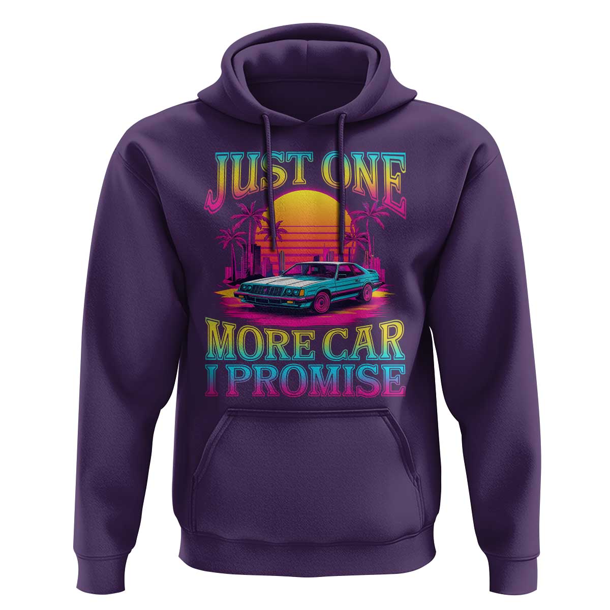 Funny Car Lover Hoodie Just One More Car I Promise
