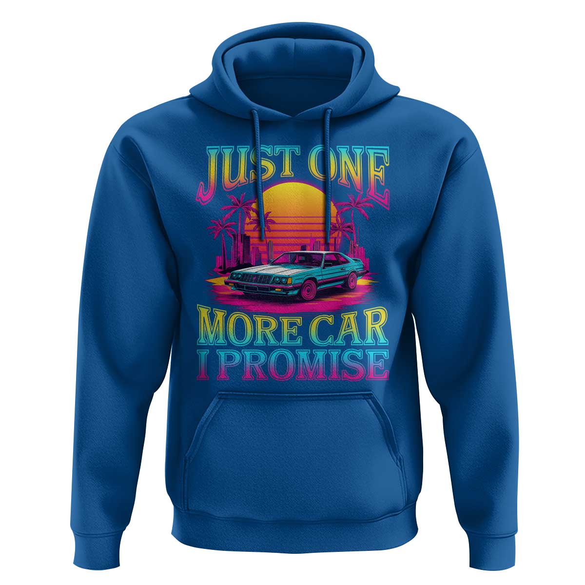 Funny Car Lover Hoodie Just One More Car I Promise