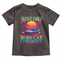 Funny Car Lover Toddler T Shirt Just One More Car I Promise