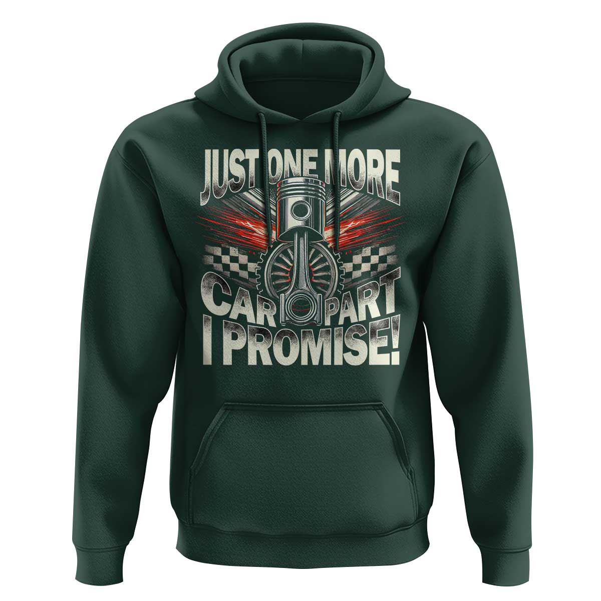 Funny Car Lover Hoodie Just One More Car Part I Promise