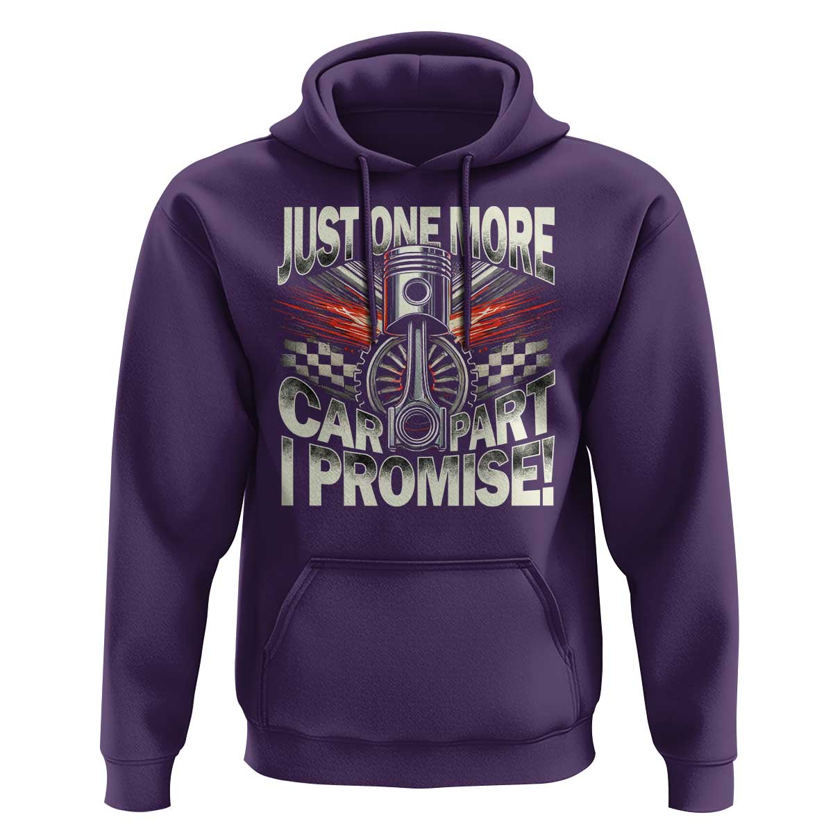 Funny Car Lover Hoodie Just One More Car Part I Promise