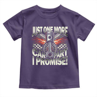 Funny Car Lover Toddler T Shirt Just One More Car Part I Promise