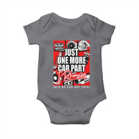 Car Lover Baby Onesie Just One More Car Part I Promise