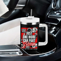 Car Lover Tumbler With Handle Just One More Car Part I Promise