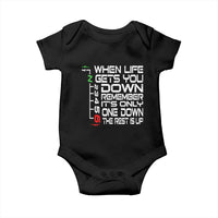 Motorcycle Lover Baby Onesie When Life Gets You Down