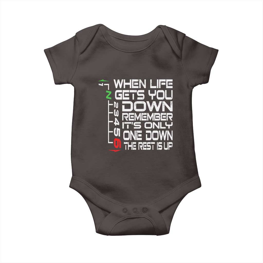 Motorcycle Lover Baby Onesie When Life Gets You Down