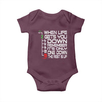 Motorcycle Lover Baby Onesie When Life Gets You Down