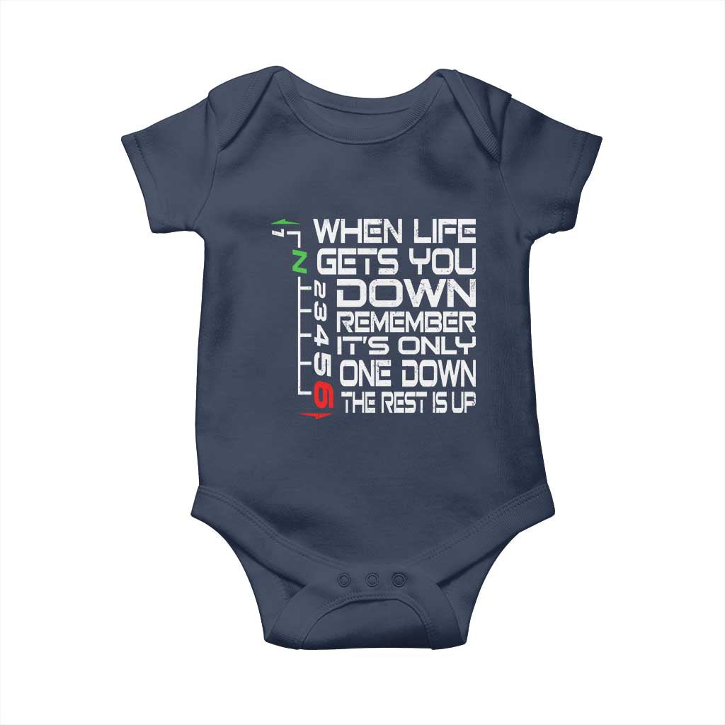 Motorcycle Lover Baby Onesie When Life Gets You Down