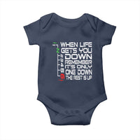 Motorcycle Lover Baby Onesie When Life Gets You Down