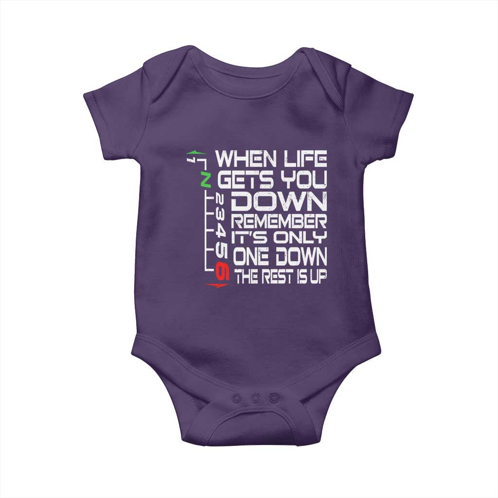 Motorcycle Lover Baby Onesie When Life Gets You Down
