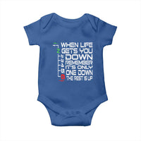 Motorcycle Lover Baby Onesie When Life Gets You Down