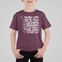 Motorcycle Lover T Shirt For Kid When Life Gets You Down