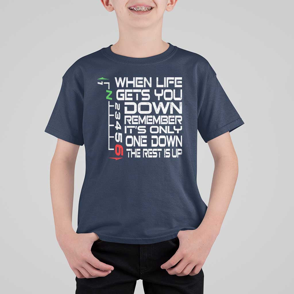 Motorcycle Lover T Shirt For Kid When Life Gets You Down