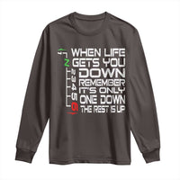 Motorcycle Lover Long Sleeve Shirt When Life Gets You Down