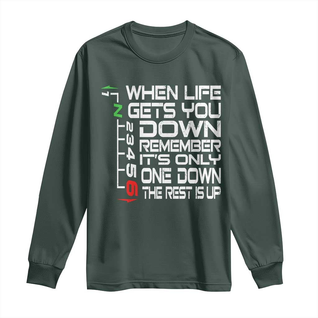 Motorcycle Lover Long Sleeve Shirt When Life Gets You Down