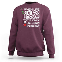 Motorcycle Lover Sweatshirt When Life Gets You Down