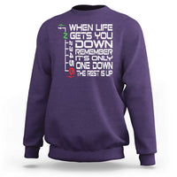 Motorcycle Lover Sweatshirt When Life Gets You Down