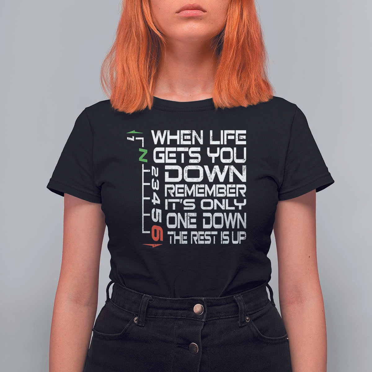 Motorcycle Lover T Shirt For Women When Life Gets You Down