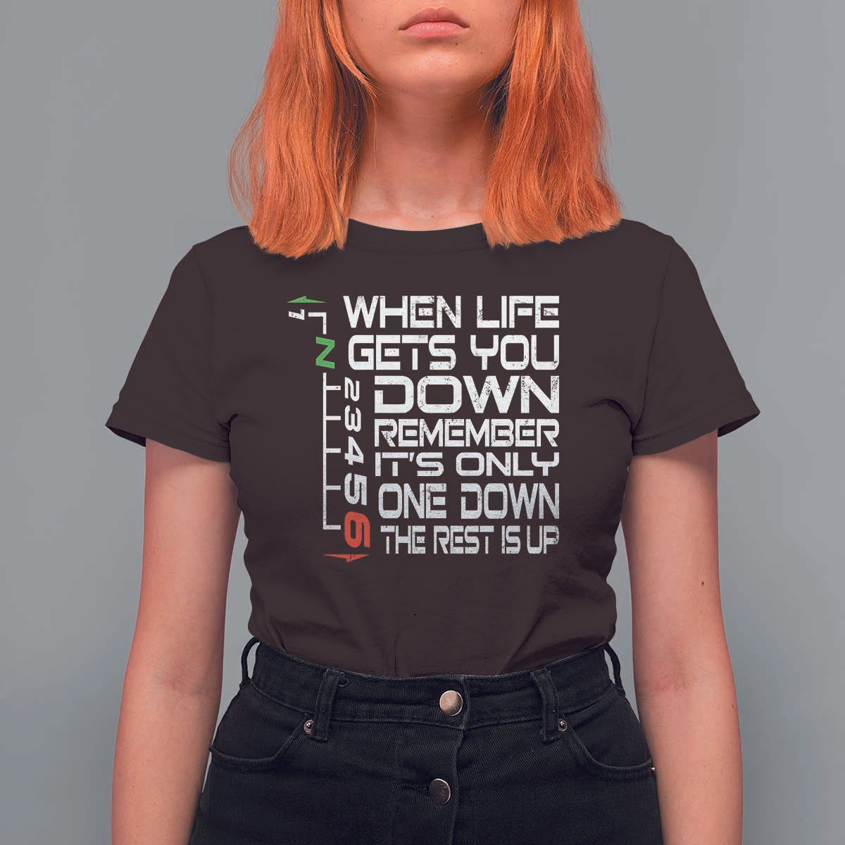 Motorcycle Lover T Shirt For Women When Life Gets You Down