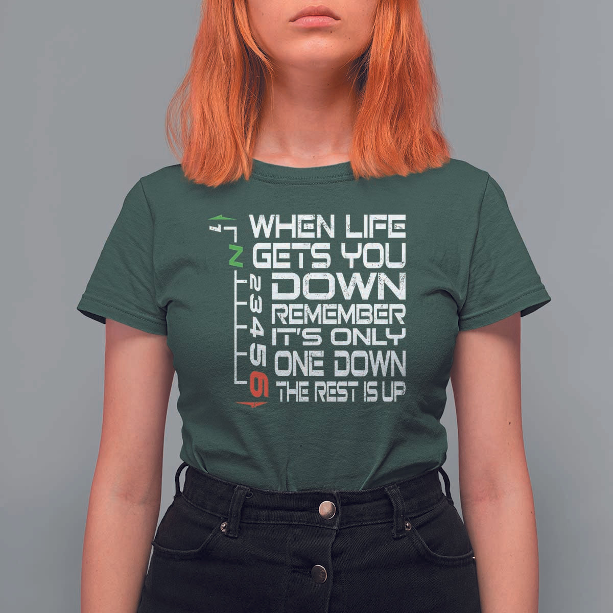 Motorcycle Lover T Shirt For Women When Life Gets You Down