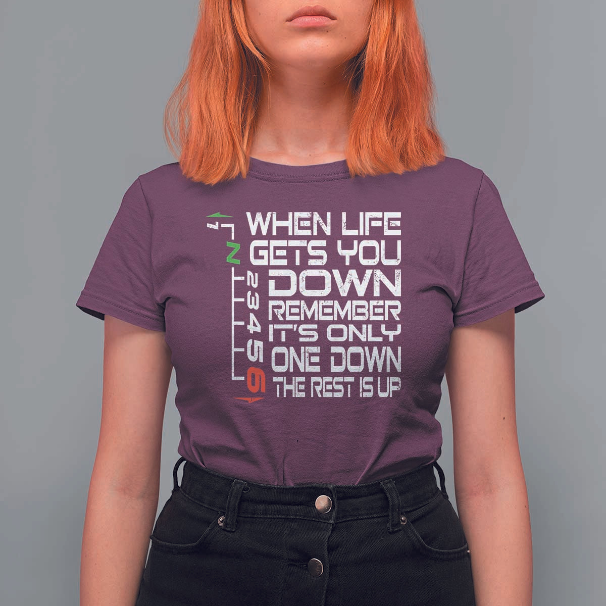 Motorcycle Lover T Shirt For Women When Life Gets You Down