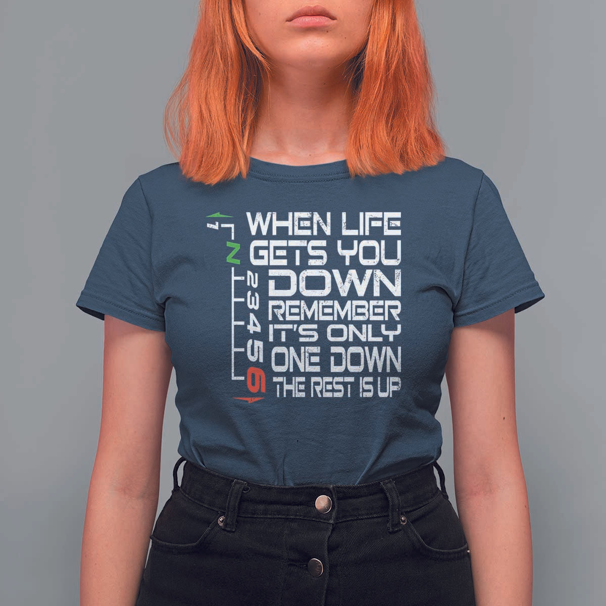 Motorcycle Lover T Shirt For Women When Life Gets You Down