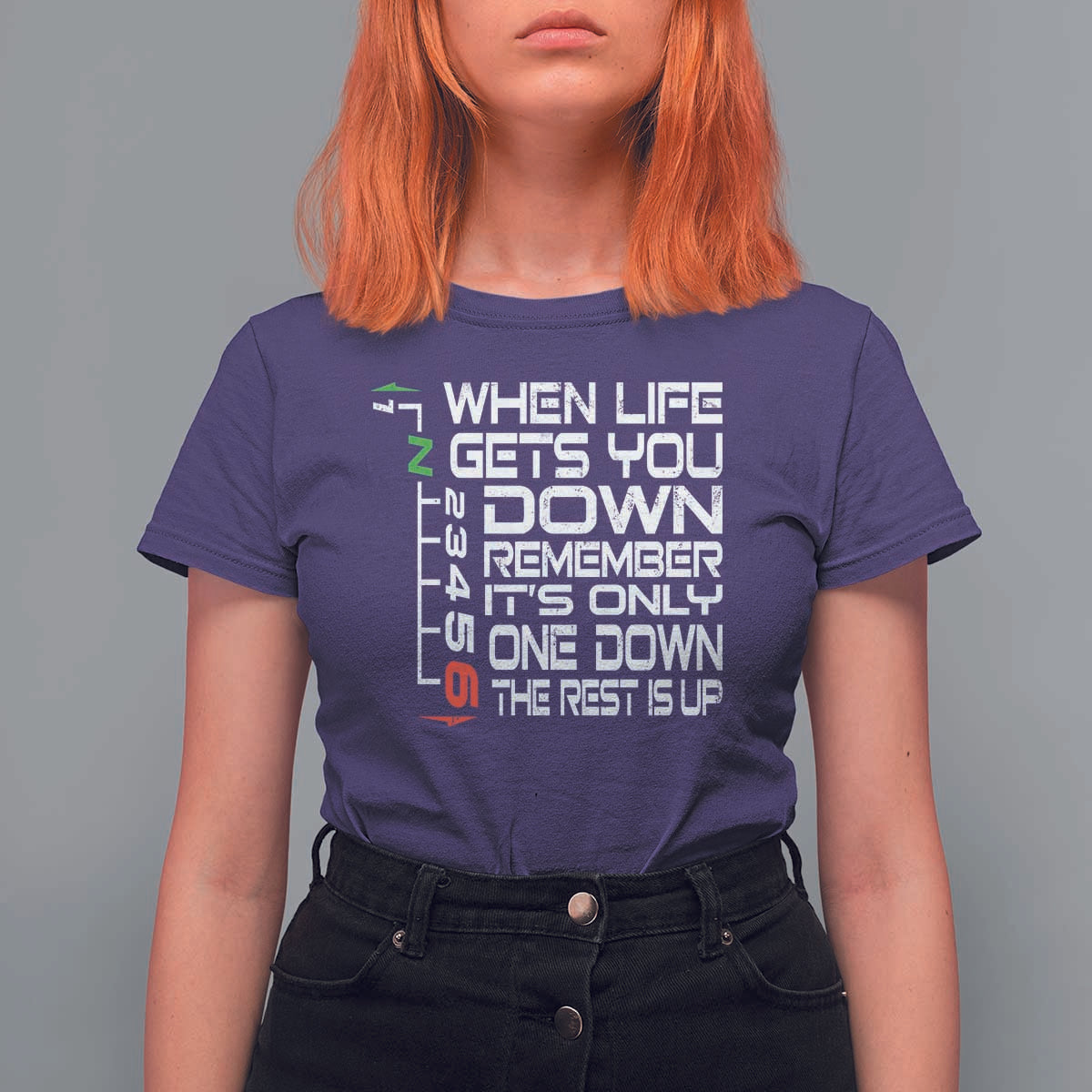 Motorcycle Lover T Shirt For Women When Life Gets You Down
