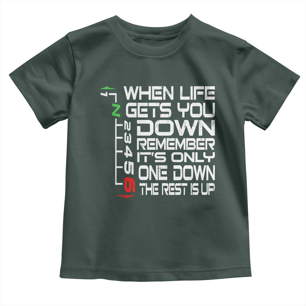 Motorcycle Lover Toddler T Shirt When Life Gets You Down
