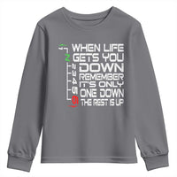 Motorcycle Lover Youth Sweatshirt When Life Gets You Down
