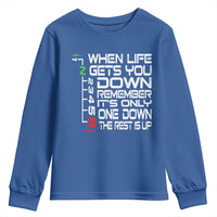 Motorcycle Lover Youth Sweatshirt When Life Gets You Down