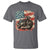 Motorcycle USA Flag Retro Biker T Shirt