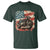 Motorcycle USA Flag Retro Biker T Shirt
