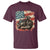 Motorcycle USA Flag Retro Biker T Shirt