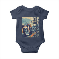 Funny Biker Baby Onesie I'm Not Old I'm Classic Motorcycle Rider