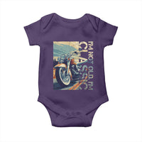 Funny Biker Baby Onesie I'm Not Old I'm Classic Motorcycle Rider