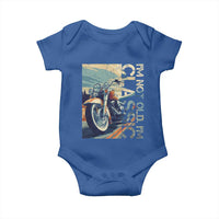 Funny Biker Baby Onesie I'm Not Old I'm Classic Motorcycle Rider